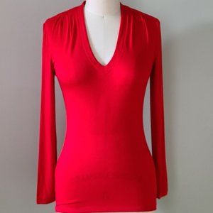 Banana Republic V-neck Long Sleeve Tee
